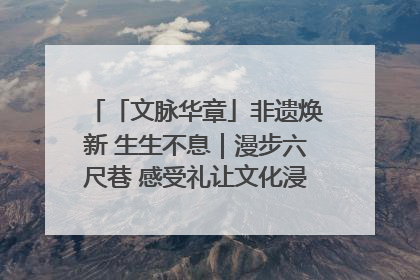 「文脉华章」非遗焕新 生生不息｜漫步六尺巷 感受礼让文化浸润的“巷”往生活