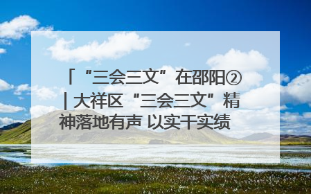 “三会三文”在邵阳②｜大祥区“三会三文”精神落地有声 以实干实绩助力区域高质量发展