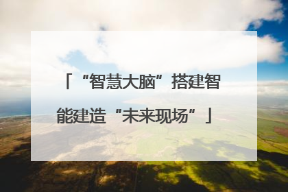 “智慧大脑”搭建智能建造“未来现场”