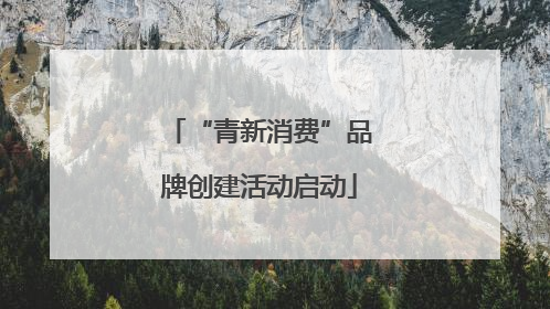 “青新消费”品牌创建活动启动