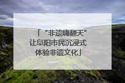“非遗嗨翻天”让阜阳市民沉浸式体验非遗文化