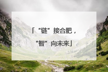 “链”接合肥，“智”向未来
