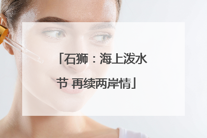 石狮：海上泼水节 再续两岸情