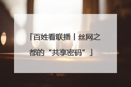 百姓看联播丨丝网之都的“共享密码”