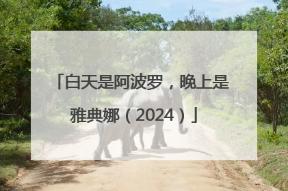 白天是阿波罗，晚上是雅典娜（2024）