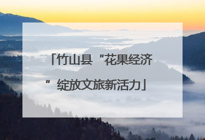 竹山县“花果经济”绽放文旅新活力