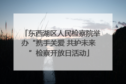 东西湖区人民检察院举办“携手关爱 共护未来”检察开放日活动