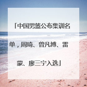中国男篮公布集训名单，周琦、曾凡博、雷蒙、廖三宁入选