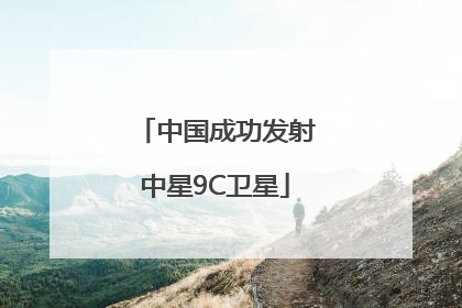 中国成功发射中星9C卫星