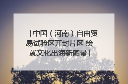中国（河南）自由贸易试验区开封片区 绘就文化出海新图景
