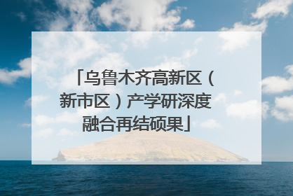 乌鲁木齐高新区（新市区）产学研深度融合再结硕果