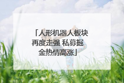 人形机器人板块再度走强 私募掘金热情高涨