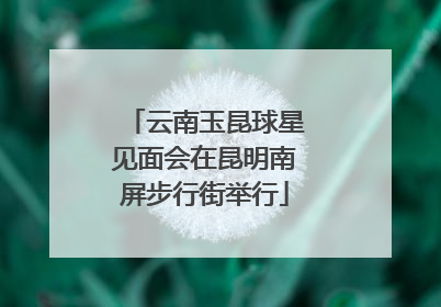 云南玉昆球星见面会在昆明南屏步行街举行