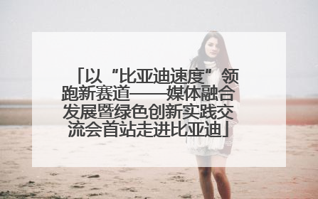 以“比亚迪速度”领跑新赛道——媒体融合发展暨绿色创新实践交流会首站走进比亚迪