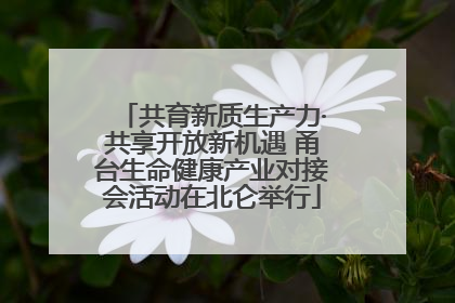 共育新质生产力·共享开放新机遇 甬台生命健康产业对接会活动在北仑举行