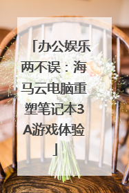 办公娱乐两不误：海马云电脑重塑笔记本3A游戏体验