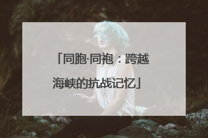 同胞·同袍：跨越海峡的抗战记忆