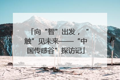 向“智”出发，“触”见未来——“中国传感谷”探访记