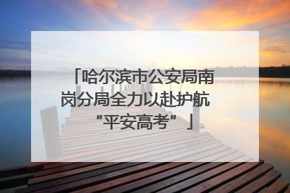 哈尔滨市公安局南岗分局全力以赴护航“平安高考”