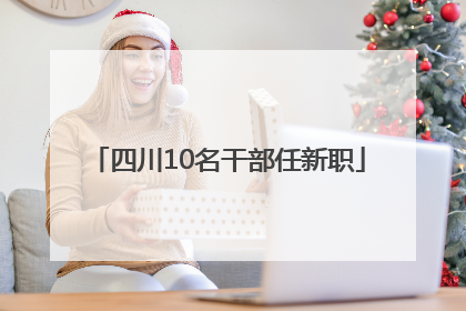 四川10名干部任新职