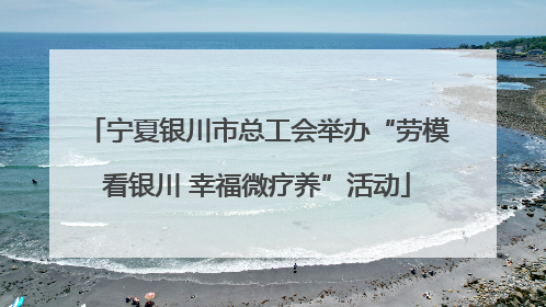 宁夏银川市总工会举办“劳模看银川 幸福微疗养”活动