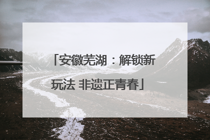 安徽芜湖：解锁新玩法 非遗正青春