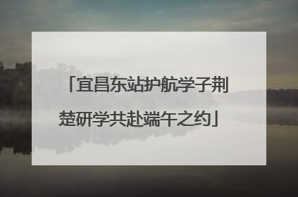 宜昌东站护航学子荆楚研学共赴端午之约