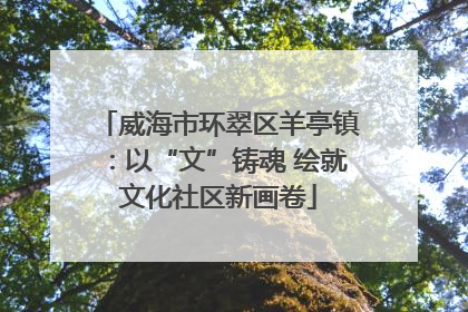 威海市环翠区羊亭镇：以“文”铸魂 绘就文化社区新画卷