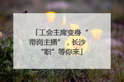 工会主席变身“带岗主播”，长沙“职”等你来