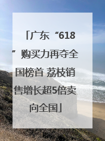广东“618”购买力再夺全国榜首 荔枝销售增长超5倍卖向全国
