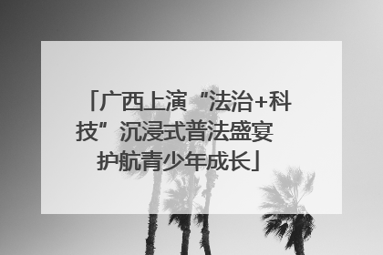 广西上演“法治+科技”沉浸式普法盛宴 护航青少年成长