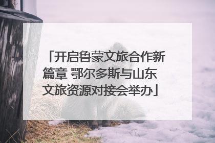 开启鲁蒙文旅合作新篇章 鄂尔多斯与山东文旅资源对接会举办