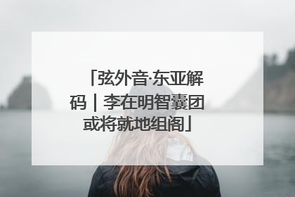 弦外音·东亚解码｜李在明智囊团或将就地组阁