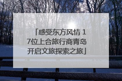 感受东方风情 17位上合旅行商青岛开启文旅探索之旅