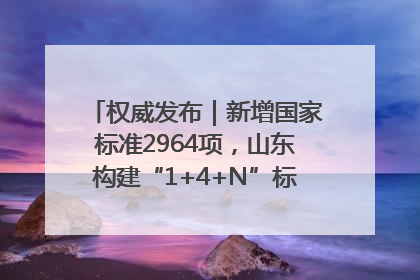 权威发布｜新增国家标准2964项，山东构建“1+4+N”标准化创新发展新格局