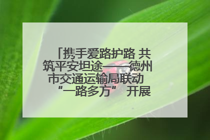 携手爱路护路 共筑平安坦途——德州市交通运输局联动 “一路多方” 开展路政宣传月活动