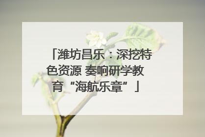 潍坊昌乐：深挖特色资源 奏响研学教育“海航乐章”