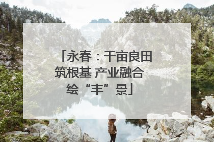 永春：千亩良田筑根基 产业融合绘“丰”景