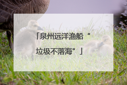泉州远洋渔船“垃圾不落海”