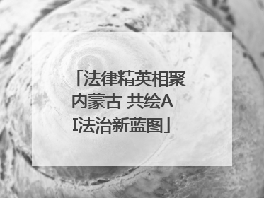 法律精英相聚内蒙古 共绘AI法治新蓝图