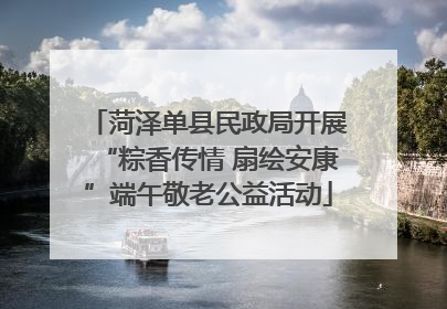 菏泽单县民政局开展“粽香传情 扇绘安康”端午敬老公益活动