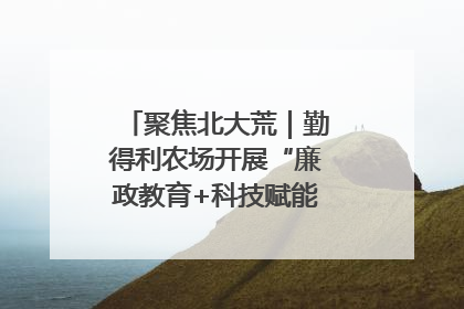 聚焦北大荒｜勤得利农场开展“廉政教育+科技赋能”主题党日活动