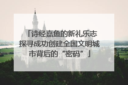 诗经嘉鱼的新礼乐志 探寻成功创建全国文明城市背后的“密码”