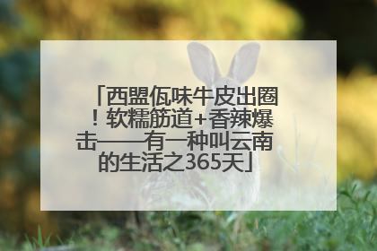西盟佤味牛皮出圈！软糯筋道+香辣爆击——有一种叫云南的生活之365天