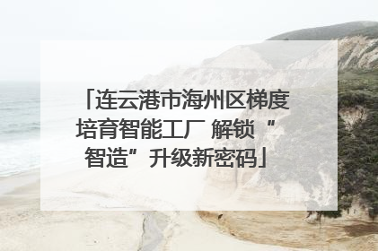 连云港市海州区梯度培育智能工厂 解锁“智造”升级新密码