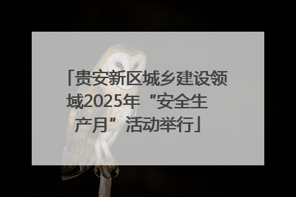 贵安新区城乡建设领域2025年“安全生产月”活动举行