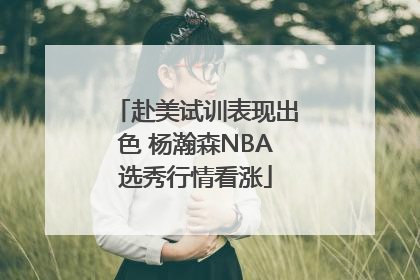 赴美试训表现出色 杨瀚森NBA选秀行情看涨