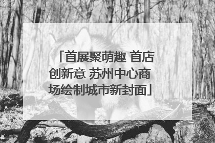 首展聚萌趣 首店创新意 苏州中心商场绘制城市新封面
