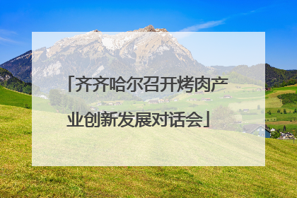齐齐哈尔召开烤肉产业创新发展对话会