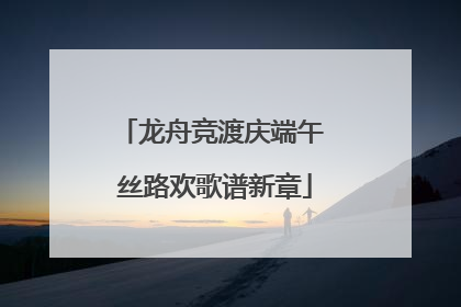 龙舟竞渡庆端午 丝路欢歌谱新章